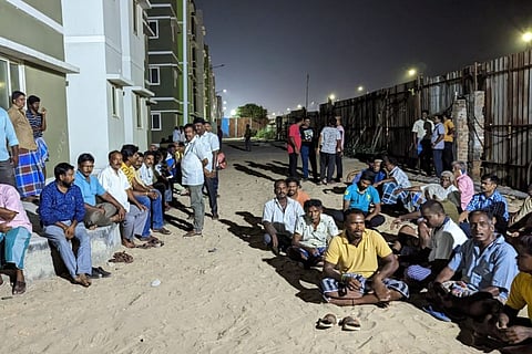 Flat allotment: Chennai’s Nochikuppam fishers protest against slum clearance board