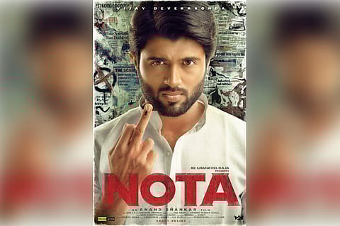 First look poster unveiled for Vijay Deverakonda - Anand Shankar's film 'Nota'