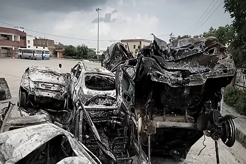 Screen grab from NL video report