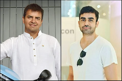 Ola Cabs cofounder Bhavish Aggarwal and Zerodha cofounder Nikhil Kamath