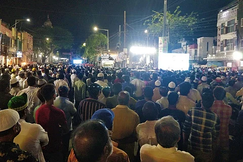 On eve of Republic Day, Owaisi holds massive anti-CAA meet in Hyderabad