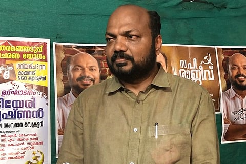 Amicus curiae report on floods due to vested interest: LDF candidate P Rajeev