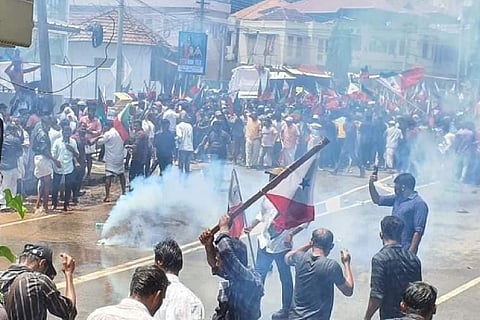 PFI protest in Thiruvananthapuram