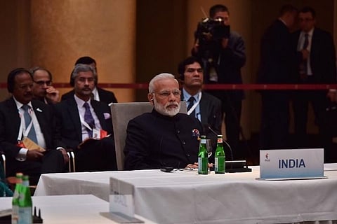 File photo of Prime Minister Narendra Modi during a G20 summit