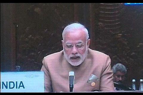 Pakistan spreading terror, PM Modi tells G20