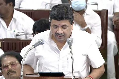 TN Finance Minister PTR presenting budget