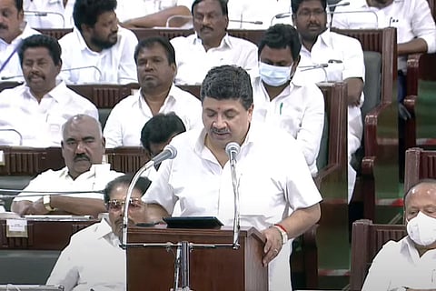 PTR giving his speech in the Assembly