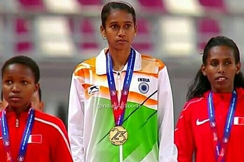 PU Chitra wins gold for India in women’s 1500m at Asian Athletics Championships