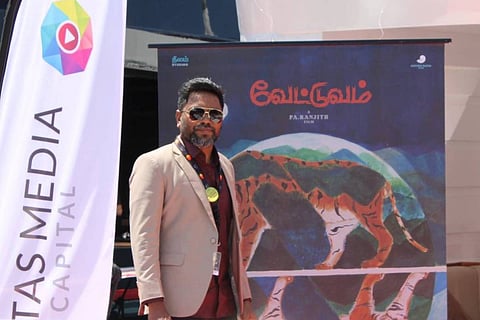 Ranjith launching the first look poster of Vettuvam