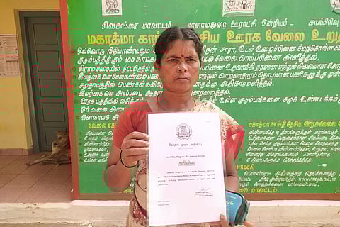 Panchayat leader Rajeshwari Pandi