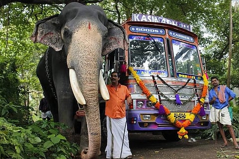 Guruvayur’s pride elephant ‘Gajaratnam’ Padmanabhan dies, scores pay tribute at funeral