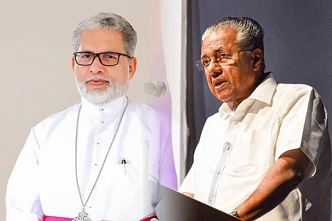 Pala Bishop Joseph Kallarangatt, Pinarayi Vijayan
