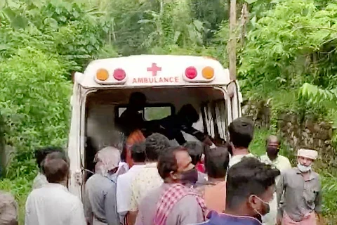 Rats nibble at Kerala woman's face in the mortuary of a private hospital in Palakkad.