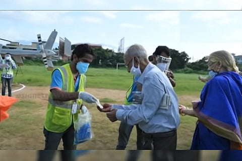 Lakshmi Narayana Perumal and Saraswathi