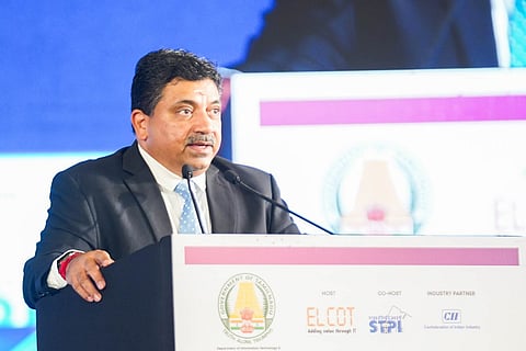 Finance Minister Palanivel Thiagarajan at the Umagine Chennai tech summit