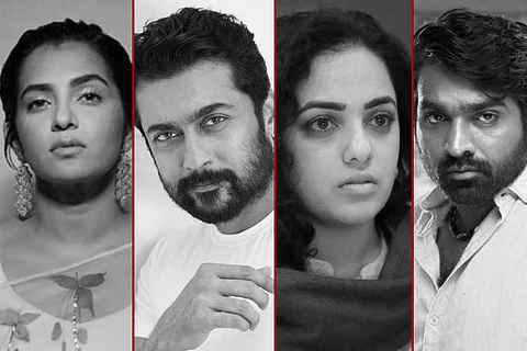 Suriya, Parvathy, Nithya and Vijay Sethupathi