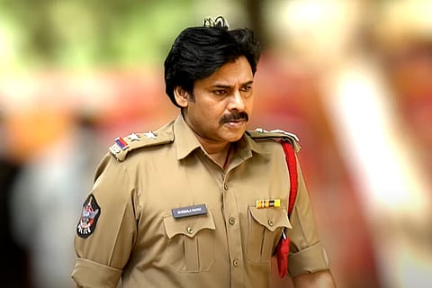 Pawan Kalyan as cop Bheemla Nayak in video from sets of PSKRanaMovie.