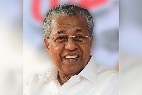 Pinarayi Vijayan smiling