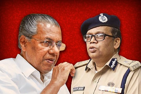 Kerala Chief Minister Pinarayi Vijayan and Kerala DGP Loknath Behera