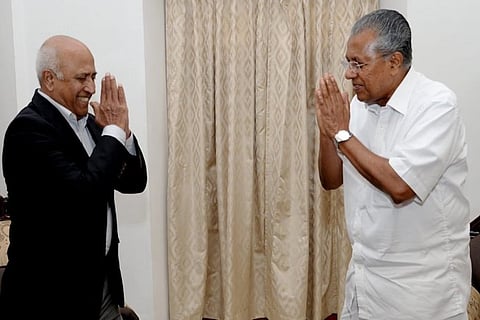 India’s first astronaut Rakesh Sharma meets CM Pinarayi over Kerala Space Park