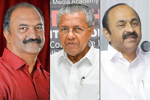 FM Balagopal, CM Pinarayi Vijayan, VD Satheesan
