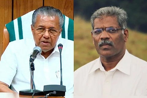 Kerala CM Pinarayi and Additional Private Secretary CM Raveendran