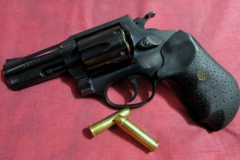 Suspended for corruption, Telangana SI shoots wife and self with service revolver