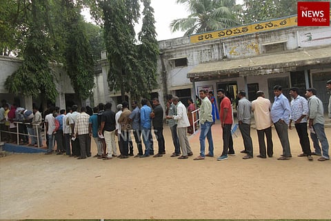 Faulty EVMs delay voting in several polling booths in Telangana