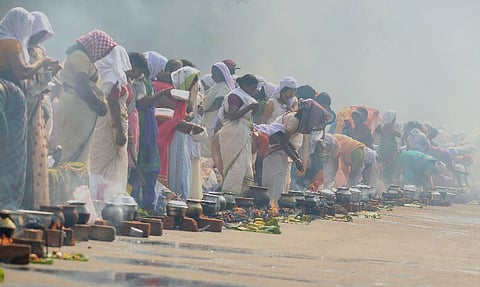 Attukal Pongala to go on in Kerala, those with COVID-19 symptoms asked to stay away