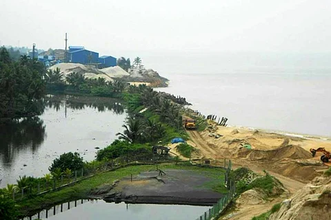 Villages vanish in Kerala's Kollam coast as they succumb to sand mining
