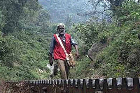 Meet postman Sivan, who braved forests and wild animals to deliver mail for many years