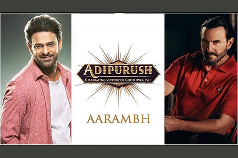 Prabhas, Saif Ali Khan and the 'Adipurush' poster
