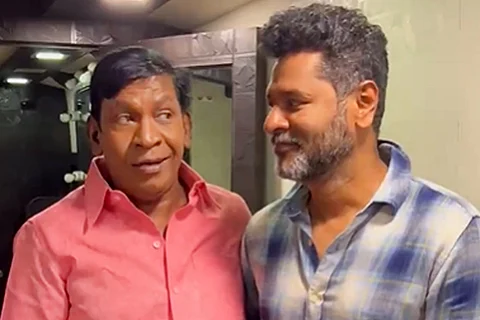 Vadivelu and Prabhu deva recreating sing in the rain