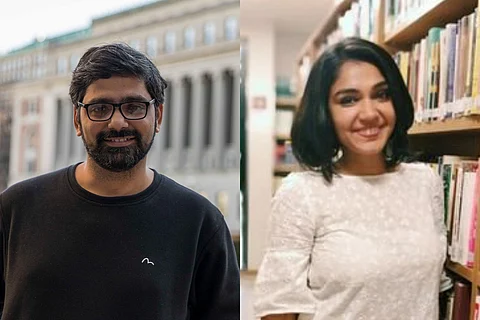 Prakhar Bhartiya and Hemakshi Meghani