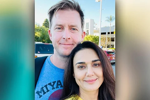 Preity Zinta and her husband Gene Goodenough