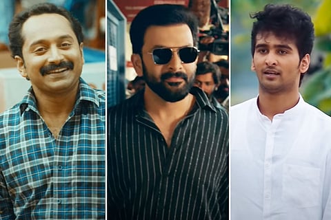 Fahadh Faasil, Prithviraj and Shane Nigam collage