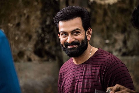 Prithviraj smiles