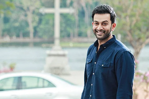 Prithviraj smiles