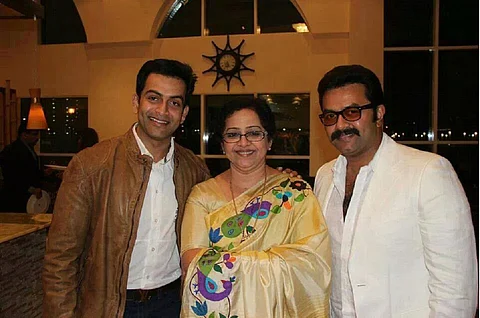Prithviraj, Mallika and Indrajith Sukumaran