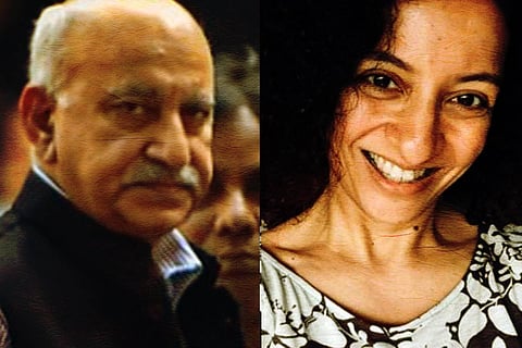 MJ Akbar and Priya Ramani