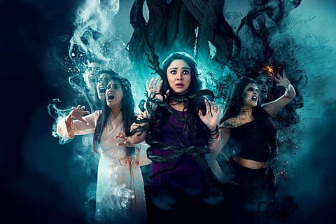 Priyamani, Priyanka Upendra and Chaya Singh in Khaimara