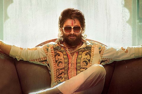 Actor Allu Arjun in Pushpa