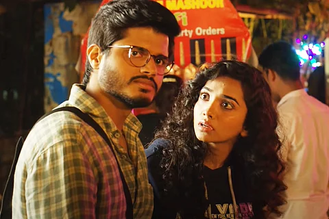 Actor Anand Deverakonda in Pushpaka Vimanam trailer