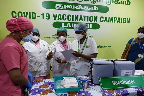 Covid-19 vaccine drive, Chennai