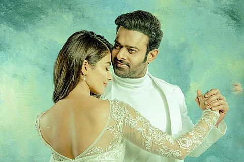 Poster of Telugu film Radhe Shyam