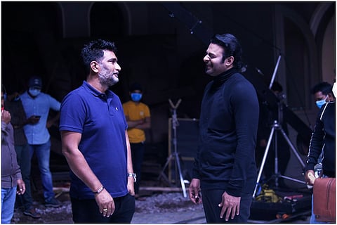 Radhe Shyam production designer Raveendar and actor Prabhas