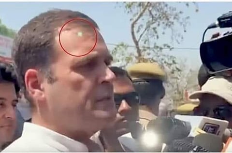 Cong alerts MHA on 'laser beam' pointed at Rahul, govt says it was ‘mobile phone light’