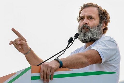 Congress leader Rahul Gandhi