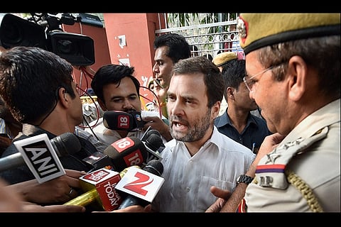 OROP suicide: Rahul Gandhi visits veteran's family, Kejriwal to visit later today