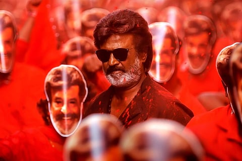 Screengrab of Rajinikanth from Kaala